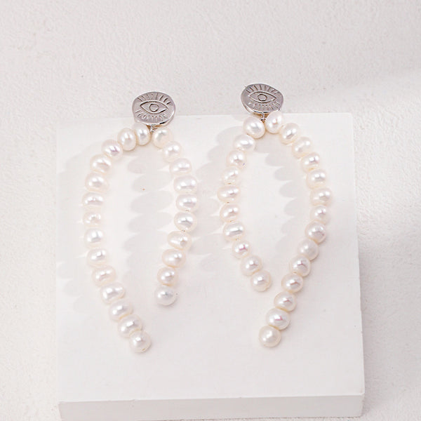 S925 Silver Pearl Earrings – The Queen’s Aura! 👑✨