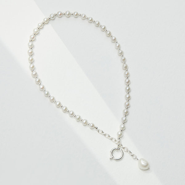 S925 Silver Pearl Necklace