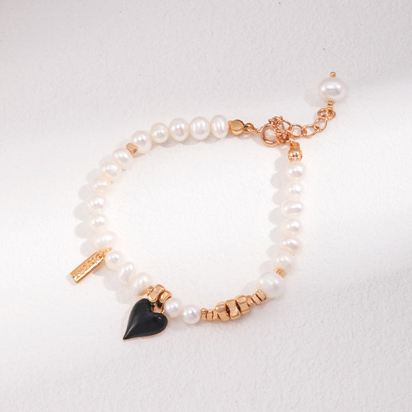 Sterling Silver Pearl Bracelet