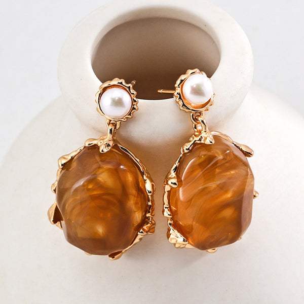 S925 Silver - Vintage Gold Earrings
