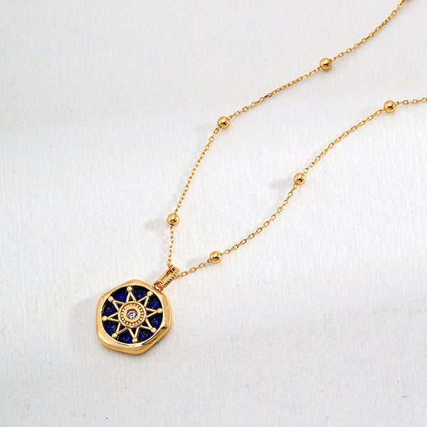 Sterling Silver Lapis Lazuli Necklace