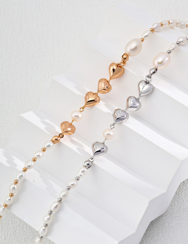 S925 Sterling Silver Pearl Necklace