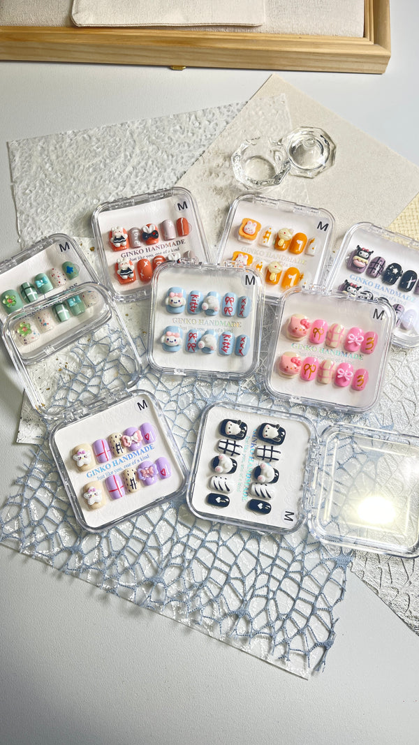 Handmade Press on Nails Cartoon Bundles